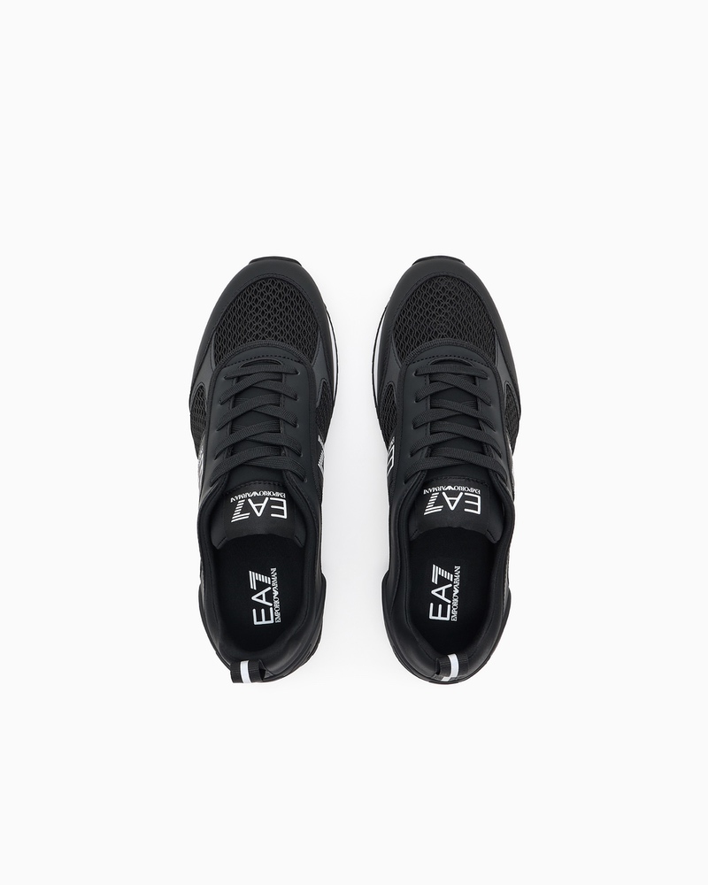 Pantofi sport EA7 BLACK & WHITE LACES - poza 3