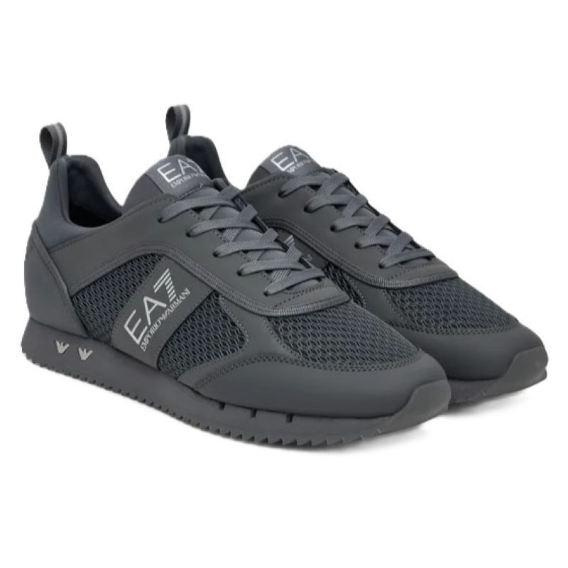 Pantofi sport EA7 BLACK & WHITE LACES - poza 3