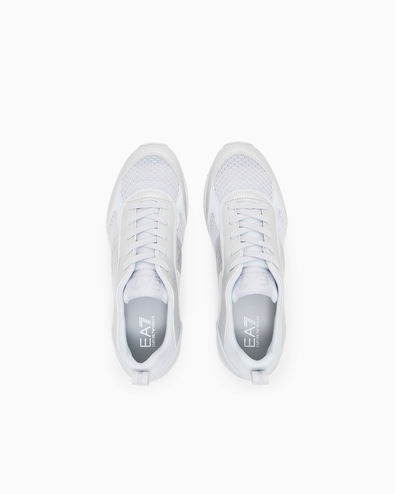 Pantofi sport EA7 BLACK & WHITE LACES - poza 2
