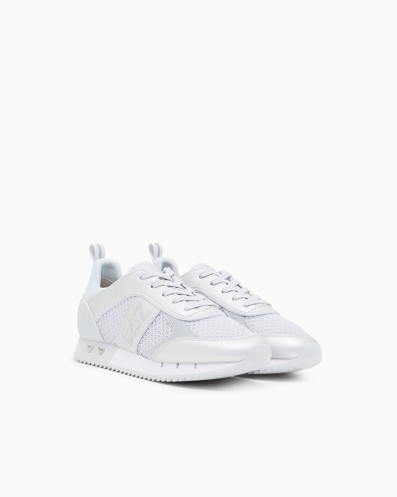 Pantofi sport EA7 BLACK & WHITE LACES - poza 4