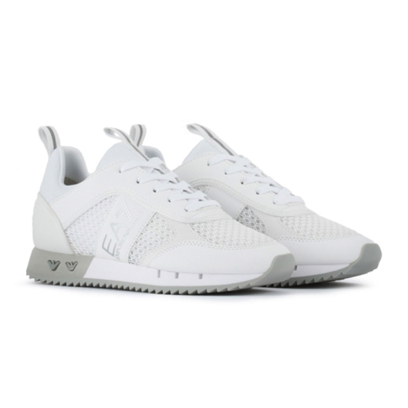 Pantofi Sport EA7 Black White Laces - poza 2