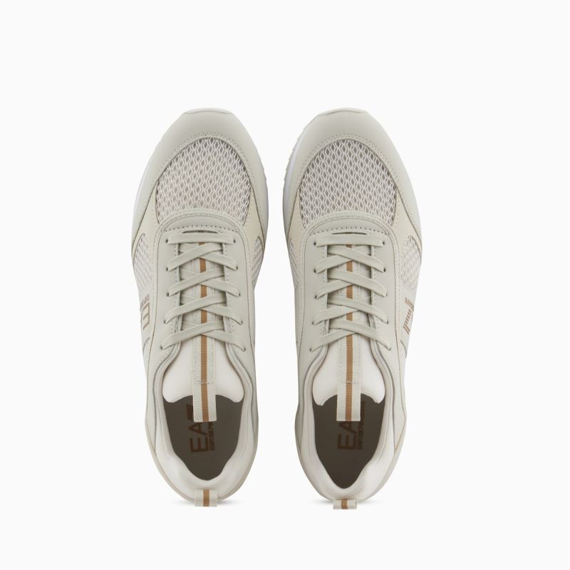 Pantofi sport EA7 BLACK & WHITE LACES - poza 3