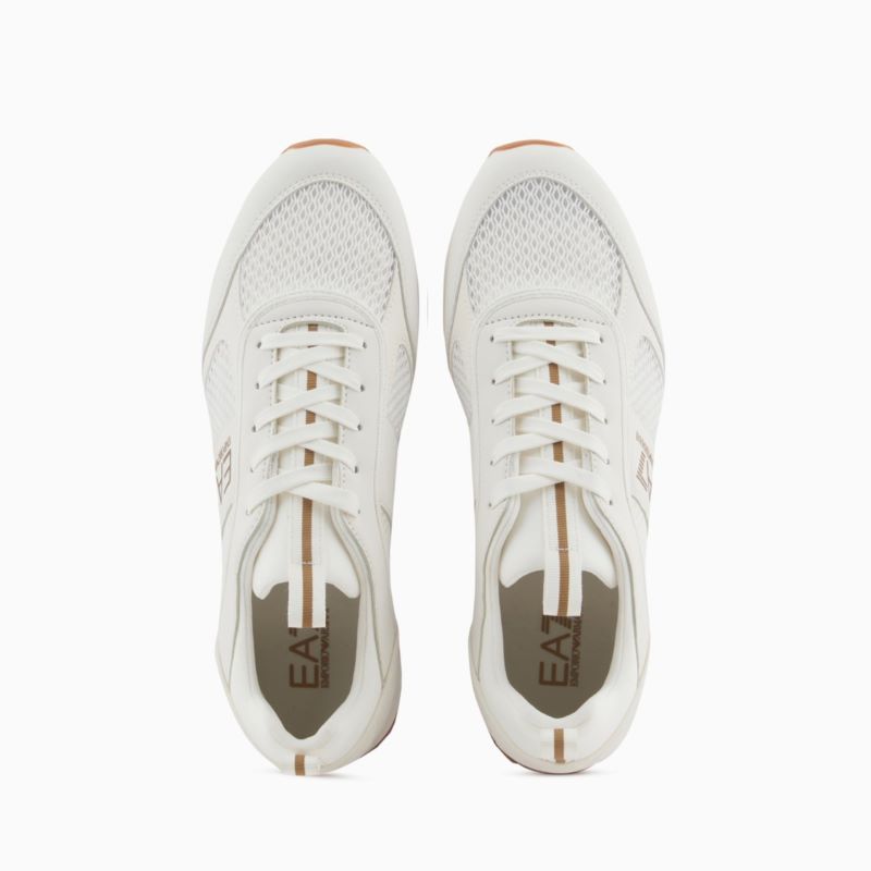 Pantofi sport EA7 BLACK & WHITE LACES - poza 3