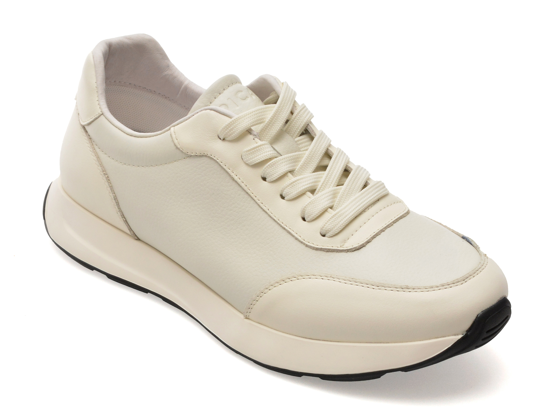Pantofi sport EPICA albi, LN45, din piele naturala