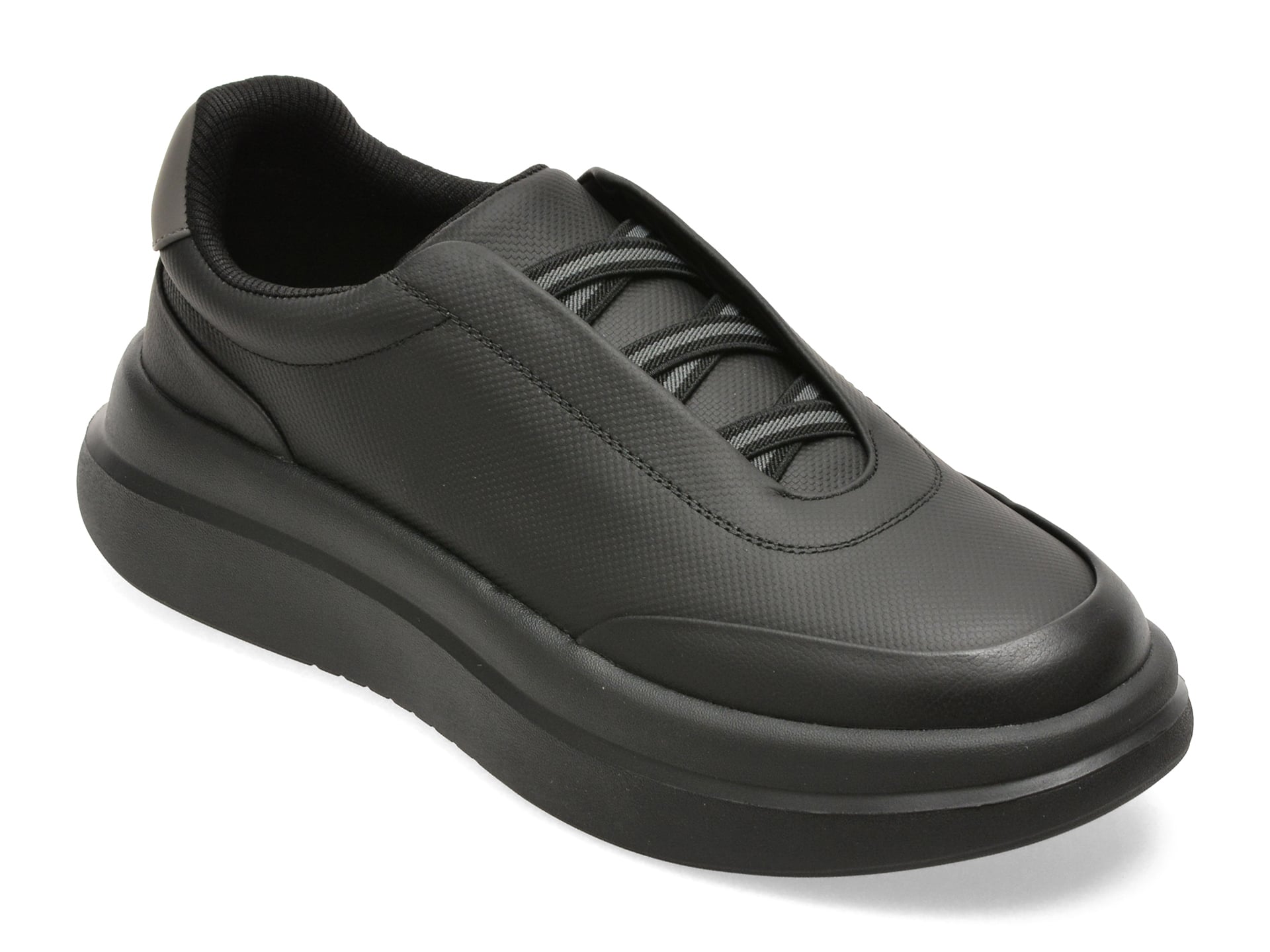 Pantofi sport EPICA negri, 6006, din piele naturala