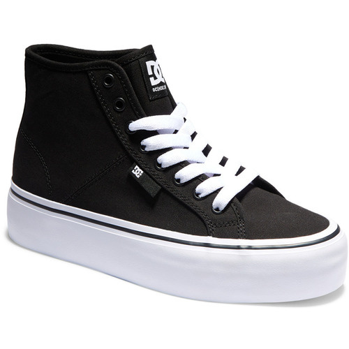 Pantofi sport femei DC Shoes Manual Hi Platform High-Top Shoes ADJS300296-BKW - poza 3