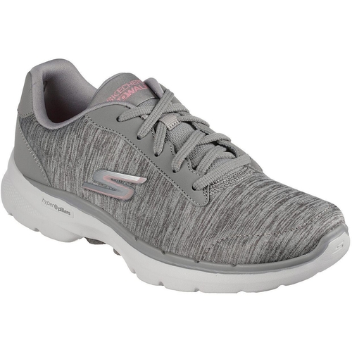 Pantofi sport femei Skechers Go Walk 6 - Magic Me 124506-GRY - poza 3