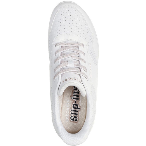 Pantofi sport femei Skechers Uno - Banksia Luxe 177118-WHT - poza 2