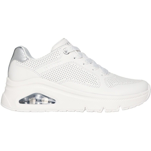 Pantofi sport femei Skechers Uno Icon - Idolized Air 177767-WHT - poza 3