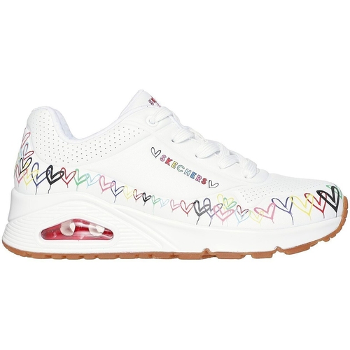 Pantofi sport femei Skechers Uno - Love All Aroun 177917-WMLT - poza 3