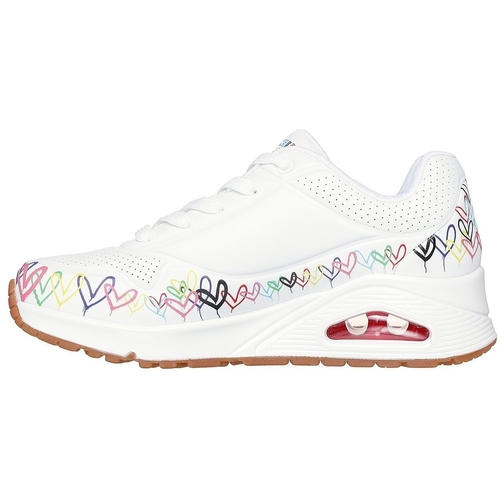 Pantofi sport femei Skechers Uno - Love All Aroun 177917-WMLT - poza 4