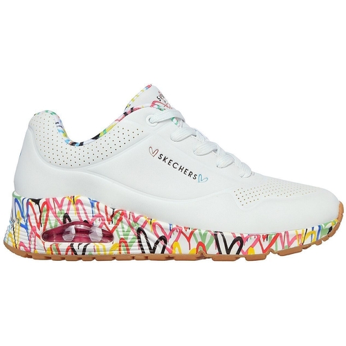 Pantofi sport femei Skechers Uno - Loving Love 155506-WHT - poza 1