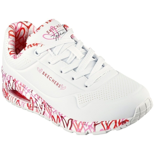 Pantofi sport femei Skechers Uno - Loving Love 155506-WRPK - poza 3