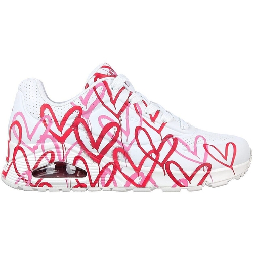Pantofi sport femei Skechers Uno-spread The Love 155507-WRPK - poza 1