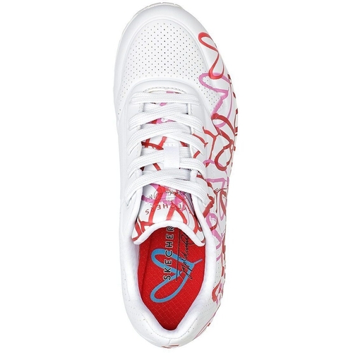 Pantofi sport femei Skechers Uno-spread The Love 155507-WRPK - poza 2