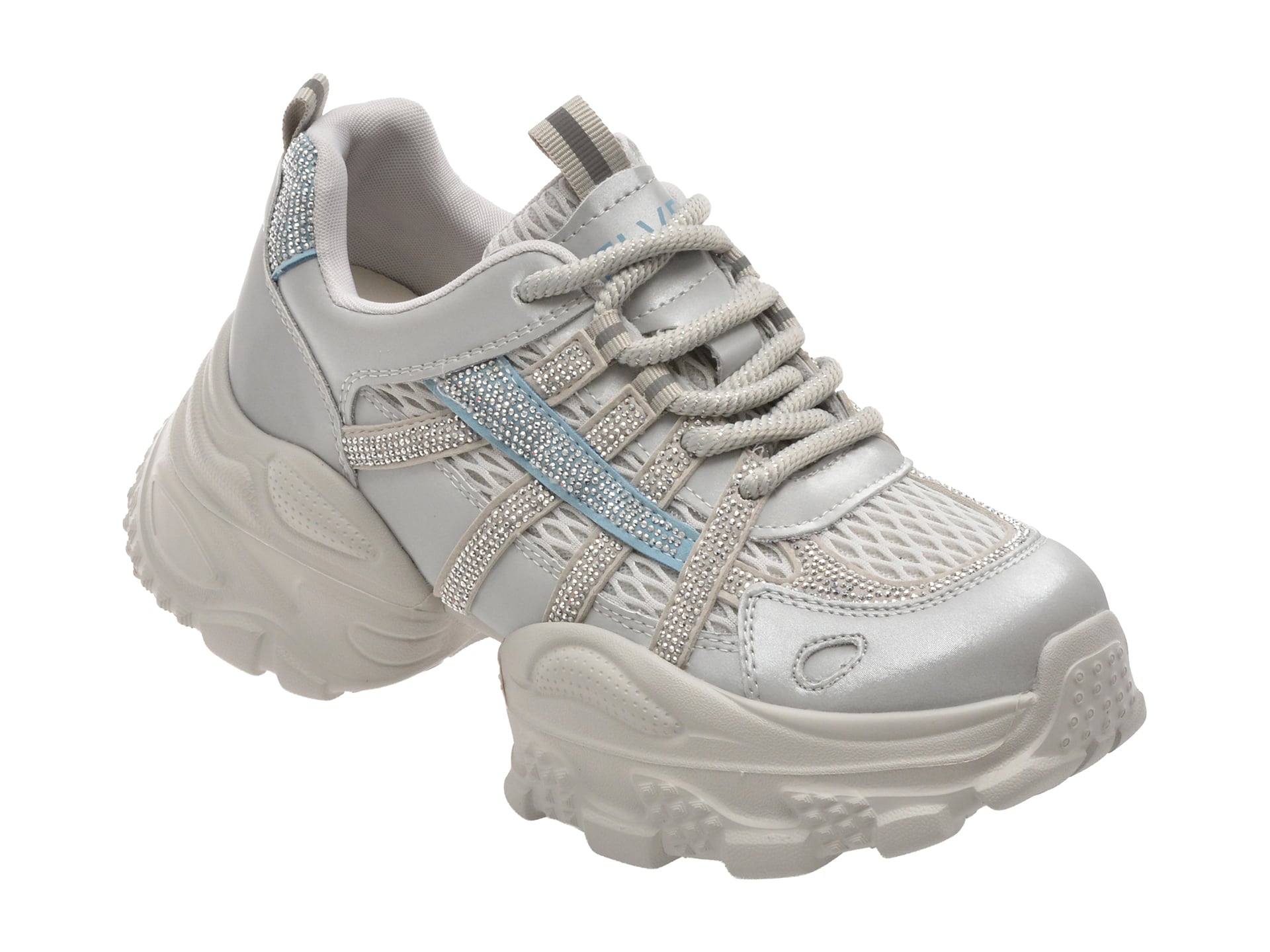 Pantofi sport FLAVIA PASSINI albastri, 2056, din material textil si piele naturala si piele naturala