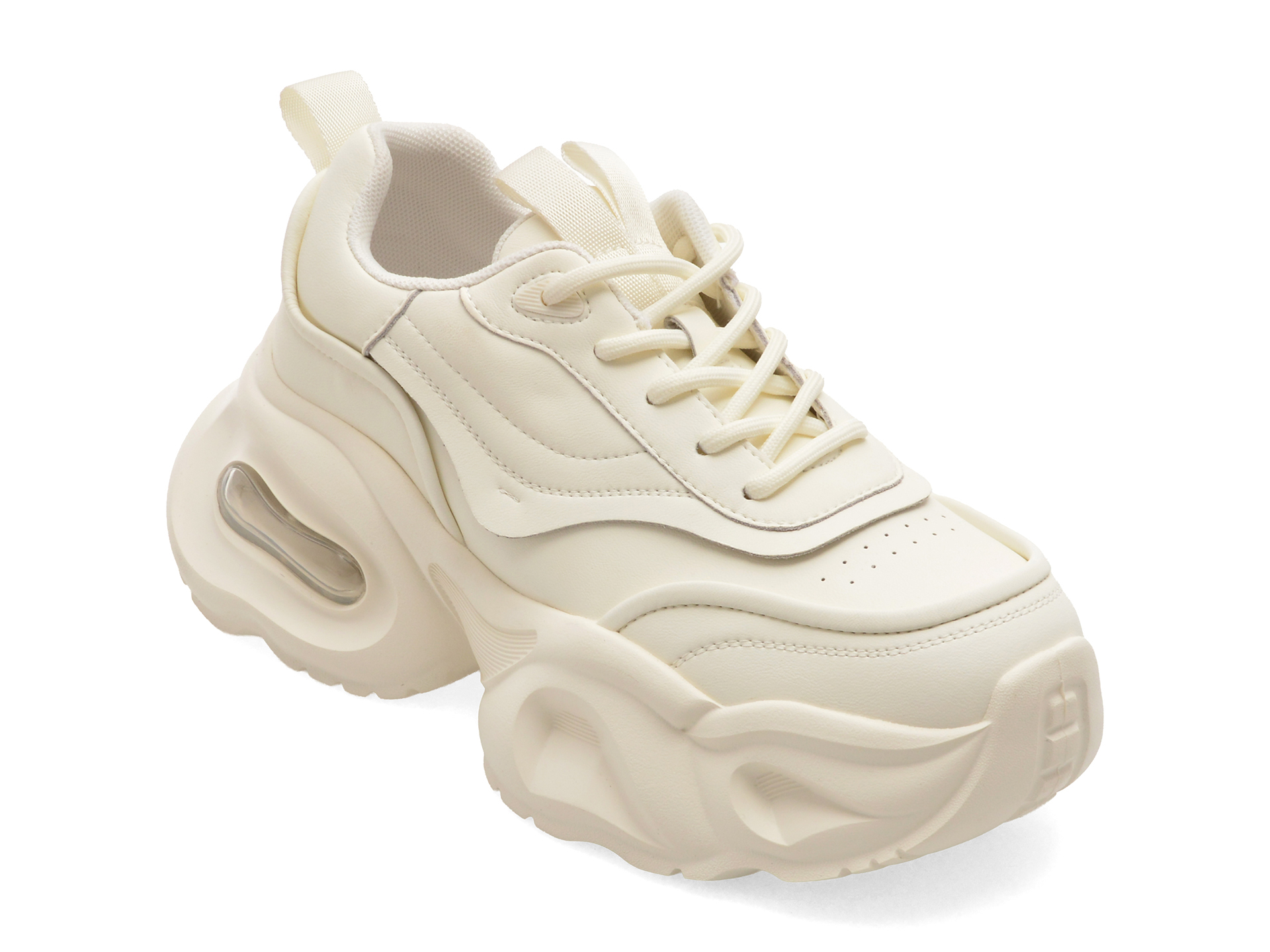 Pantofi sport FLAVIA PASSINI albi, 5K682, din piele naturala