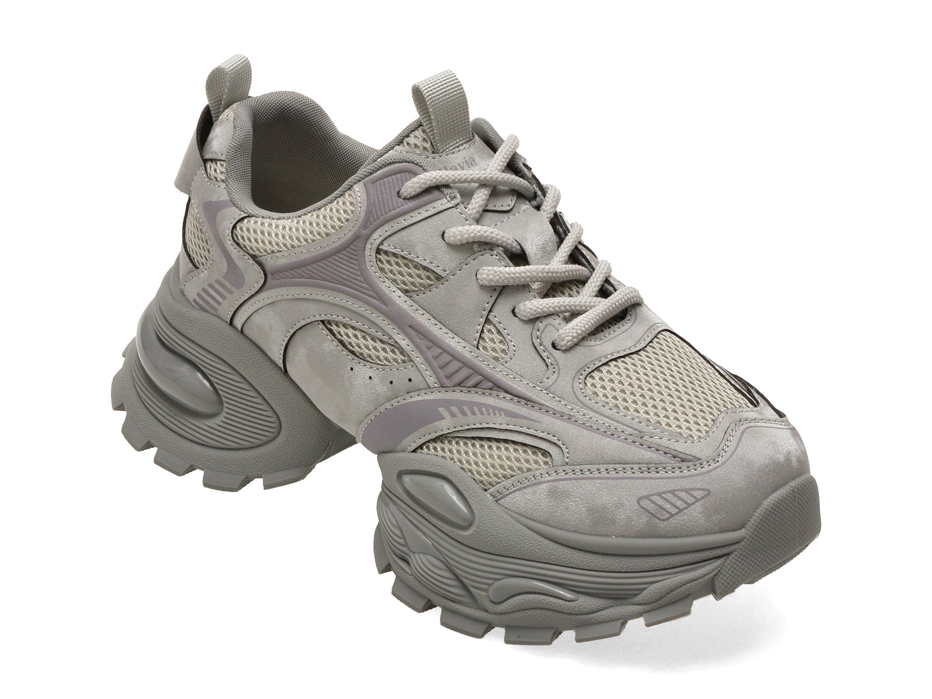 Pantofi sport FLAVIA PASSINI gri, 8819, din piele ecologica