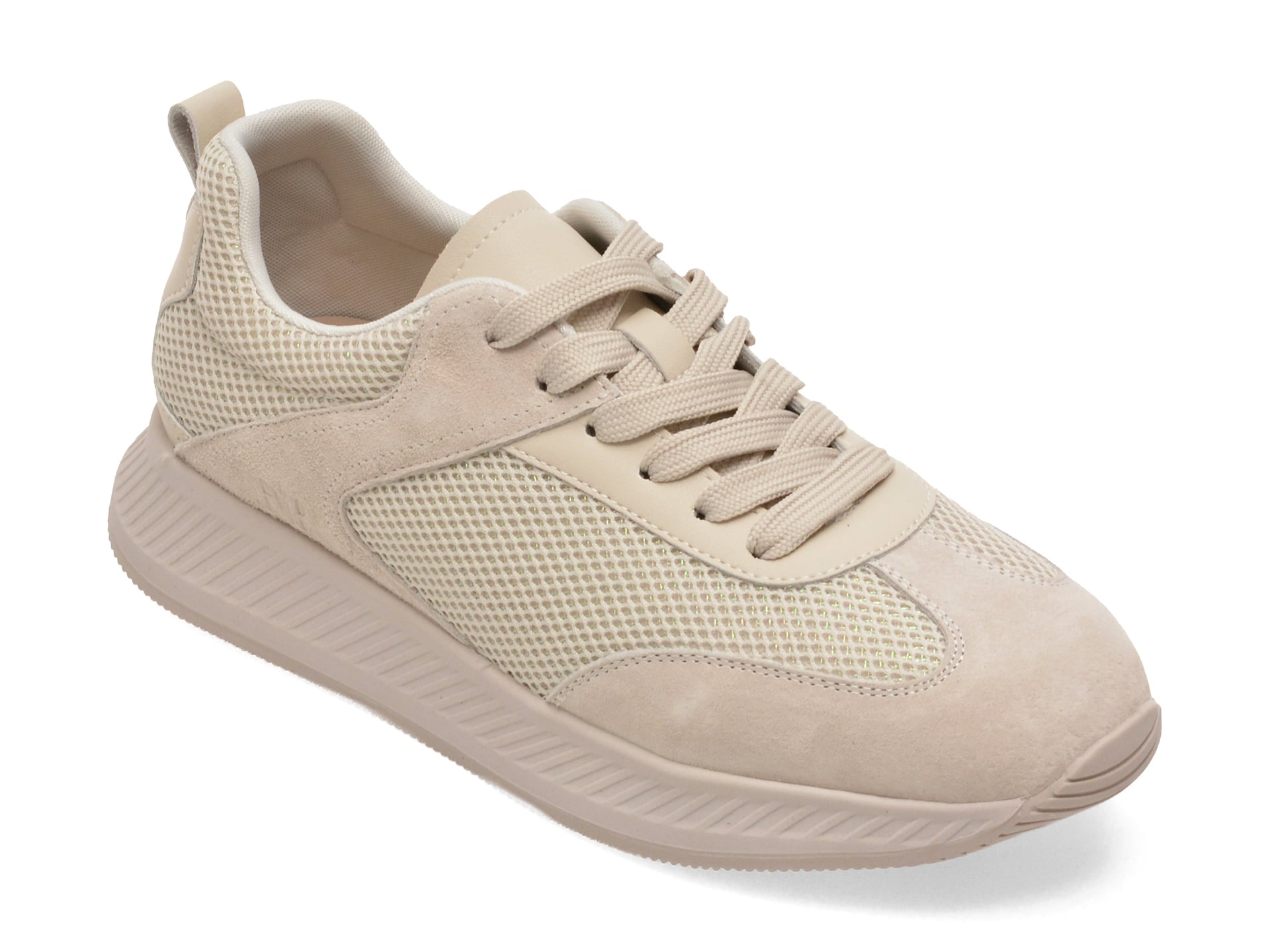 Pantofi sport FLAVIA PASSINI gri, A12525, din material textil si piele naturala