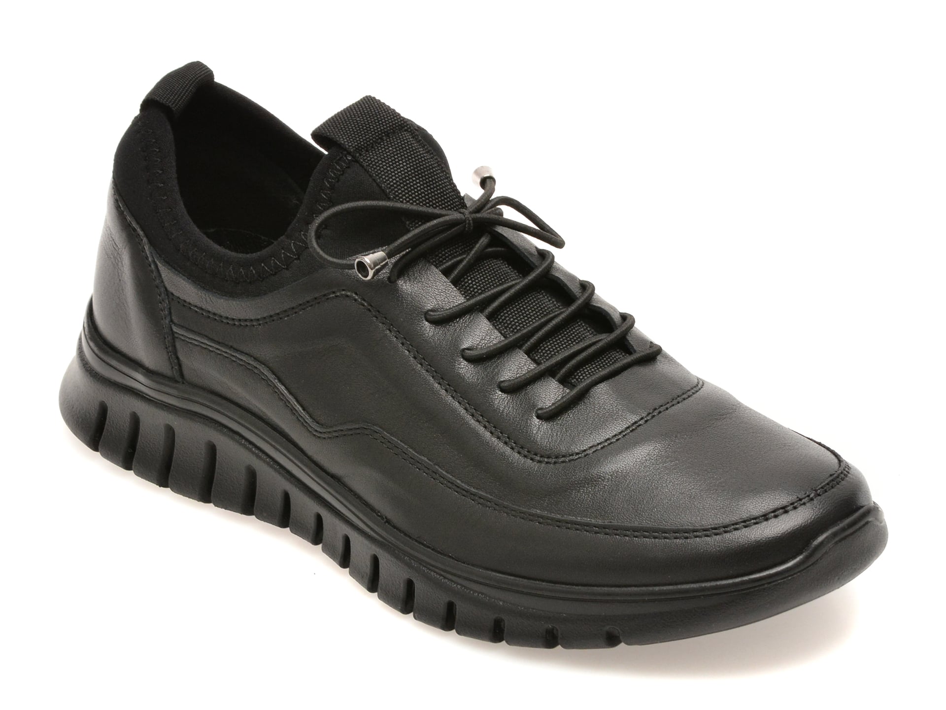 Pantofi sport FLAVIA PASSINI negri, EV2843, din piele naturala