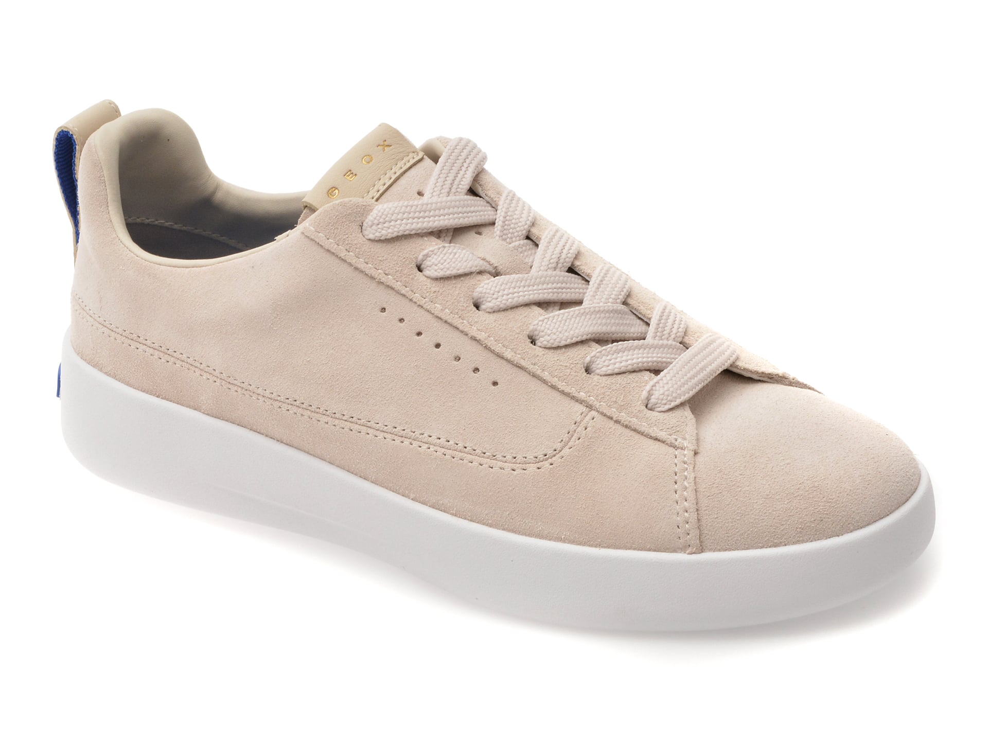 Pantofi sport GEOX bej, D658KD, din piele intoarsa