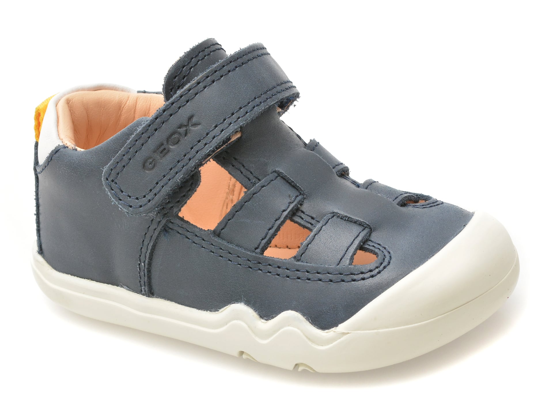 Pantofi sport GEOX bleumarin, B555WA, din piele naturala
