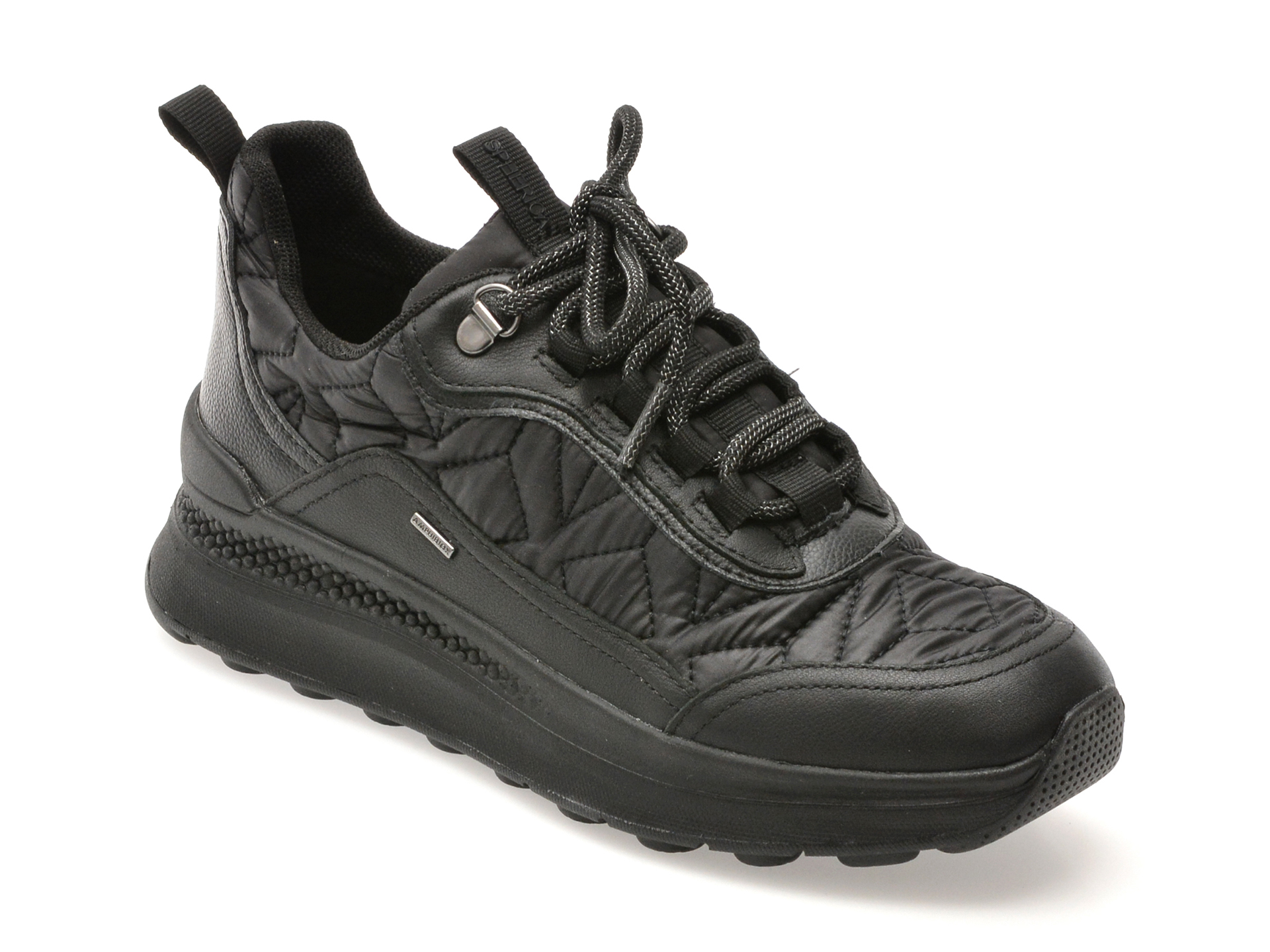 Pantofi sport GEOX negri, D46WPD, din material textil