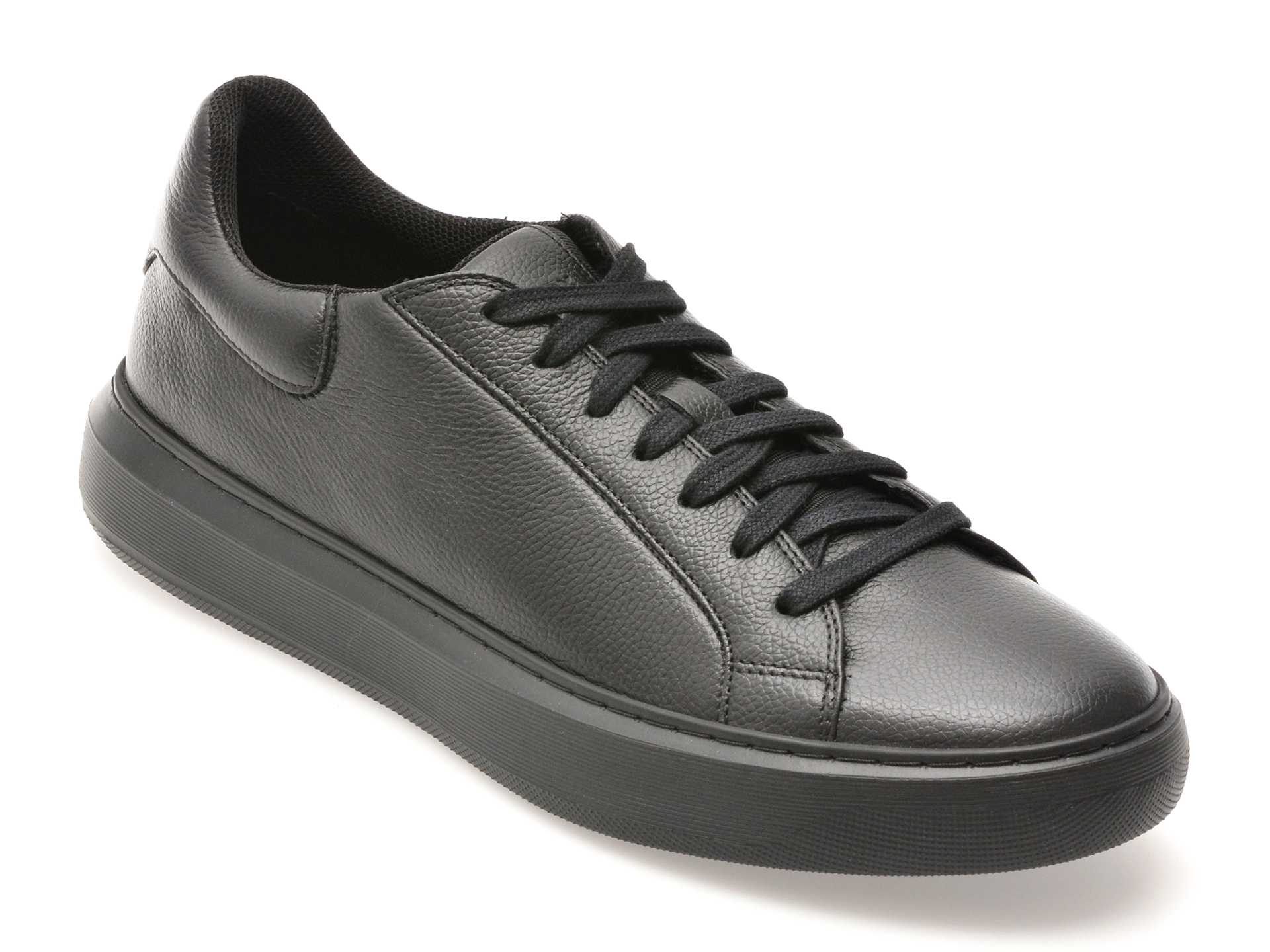 Pantofi sport GEOX negri, U455WD, din piele naturala