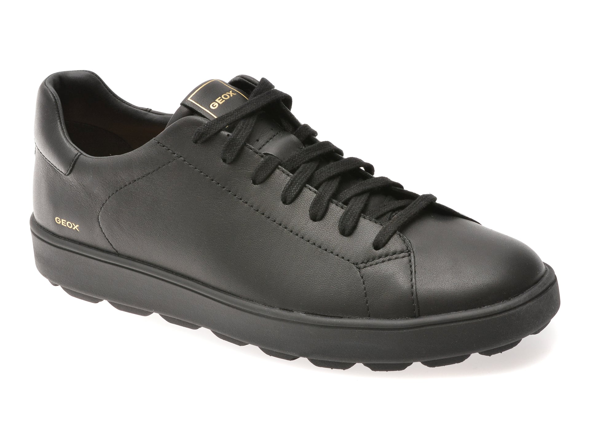 Pantofi sport GEOX negri, U65EKC, din piele naturala