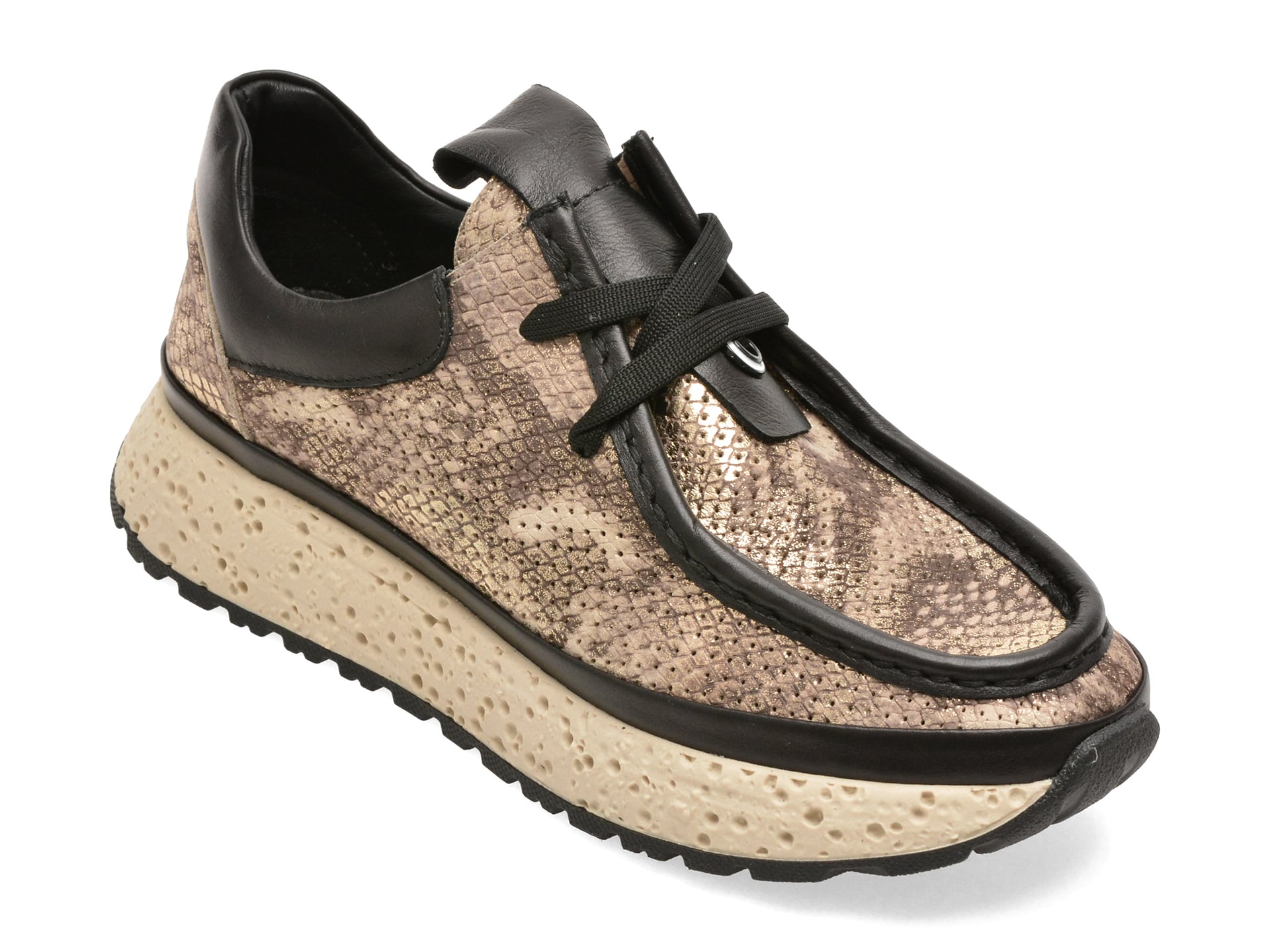 Pantofi sport GRYXX aurii, 2191550, din piele naturala