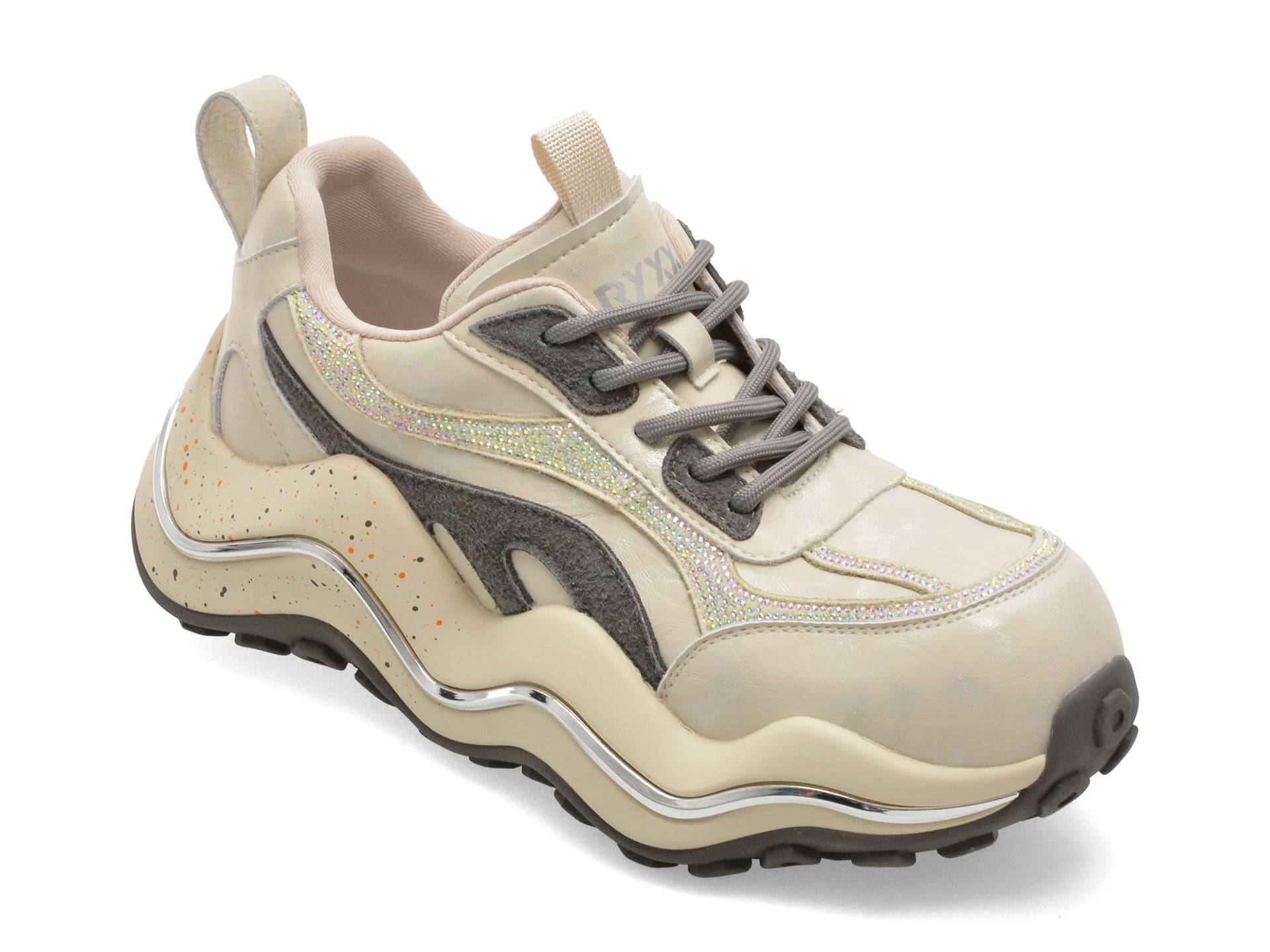 Pantofi sport GRYXX bej, 251029, din piele naturala