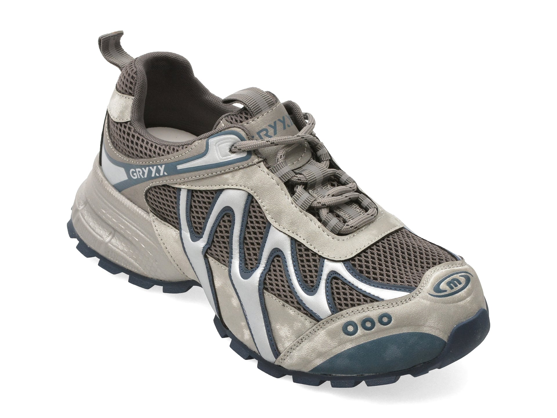 Pantofi sport GRYXX gri, 9062, din piele naturala