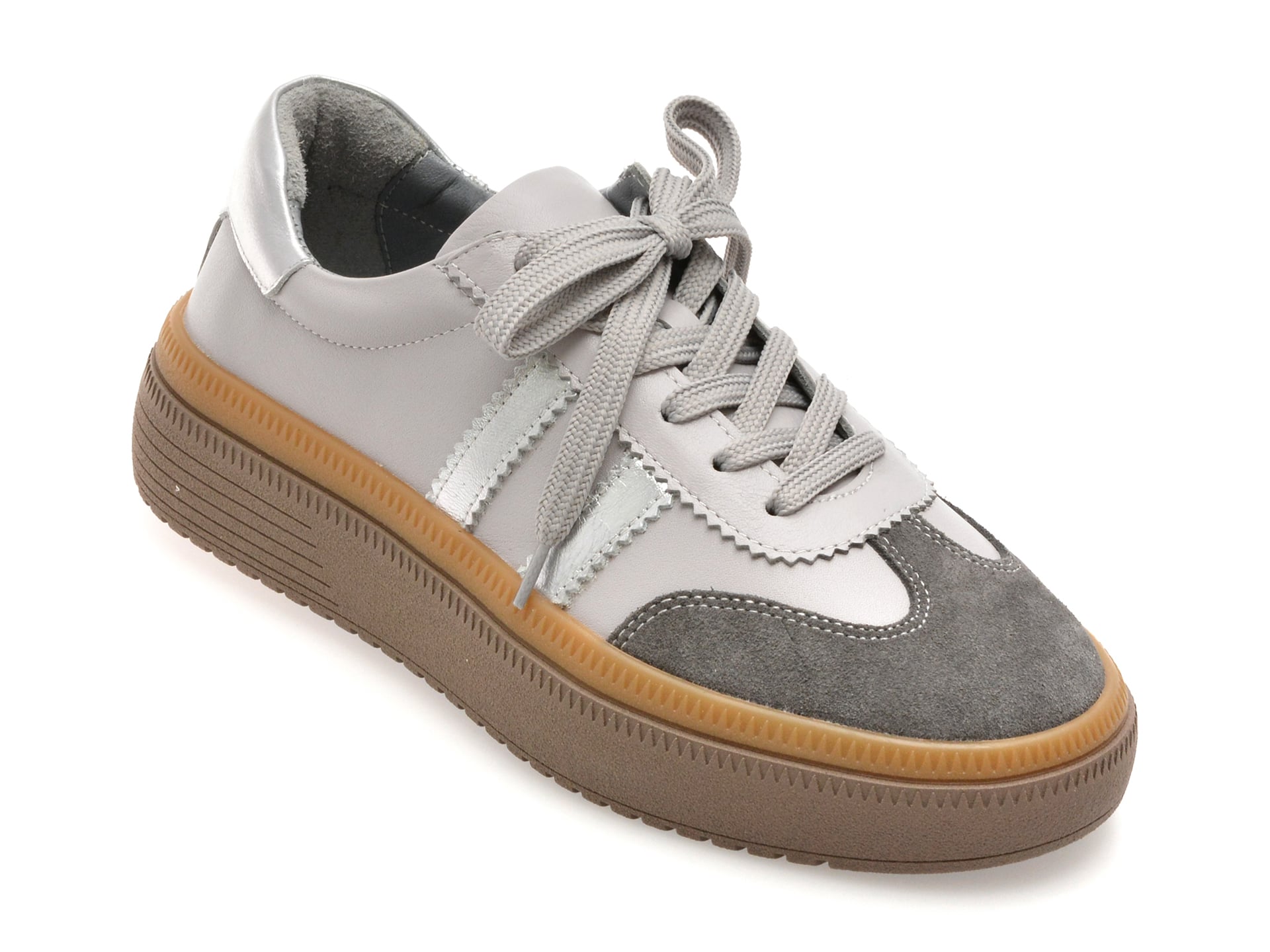 Pantofi sport GRYXX gri, BL5754, din piele naturala