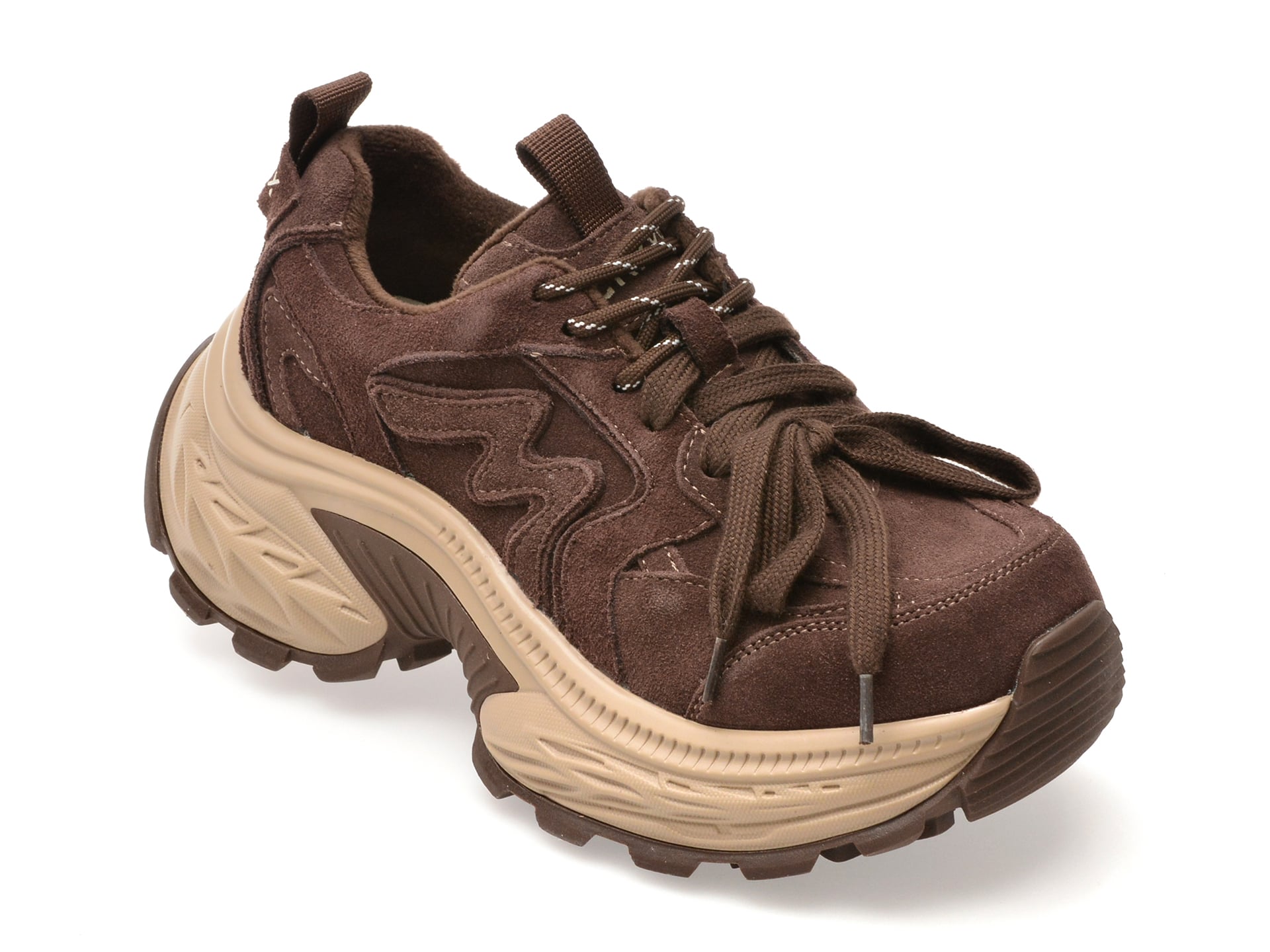 Pantofi sport GRYXX maro, 1899, din piele intoarsa