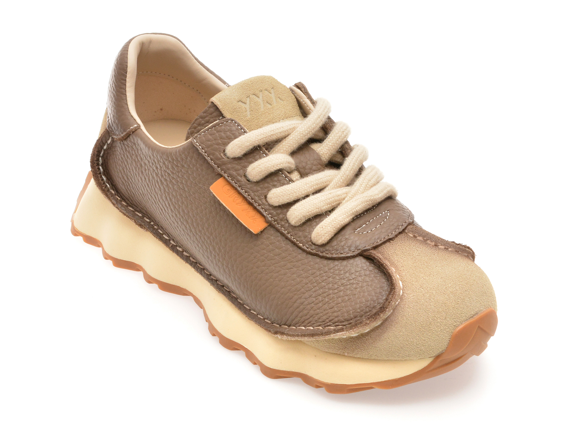 Pantofi sport GRYXX maro, 2693, din piele naturala