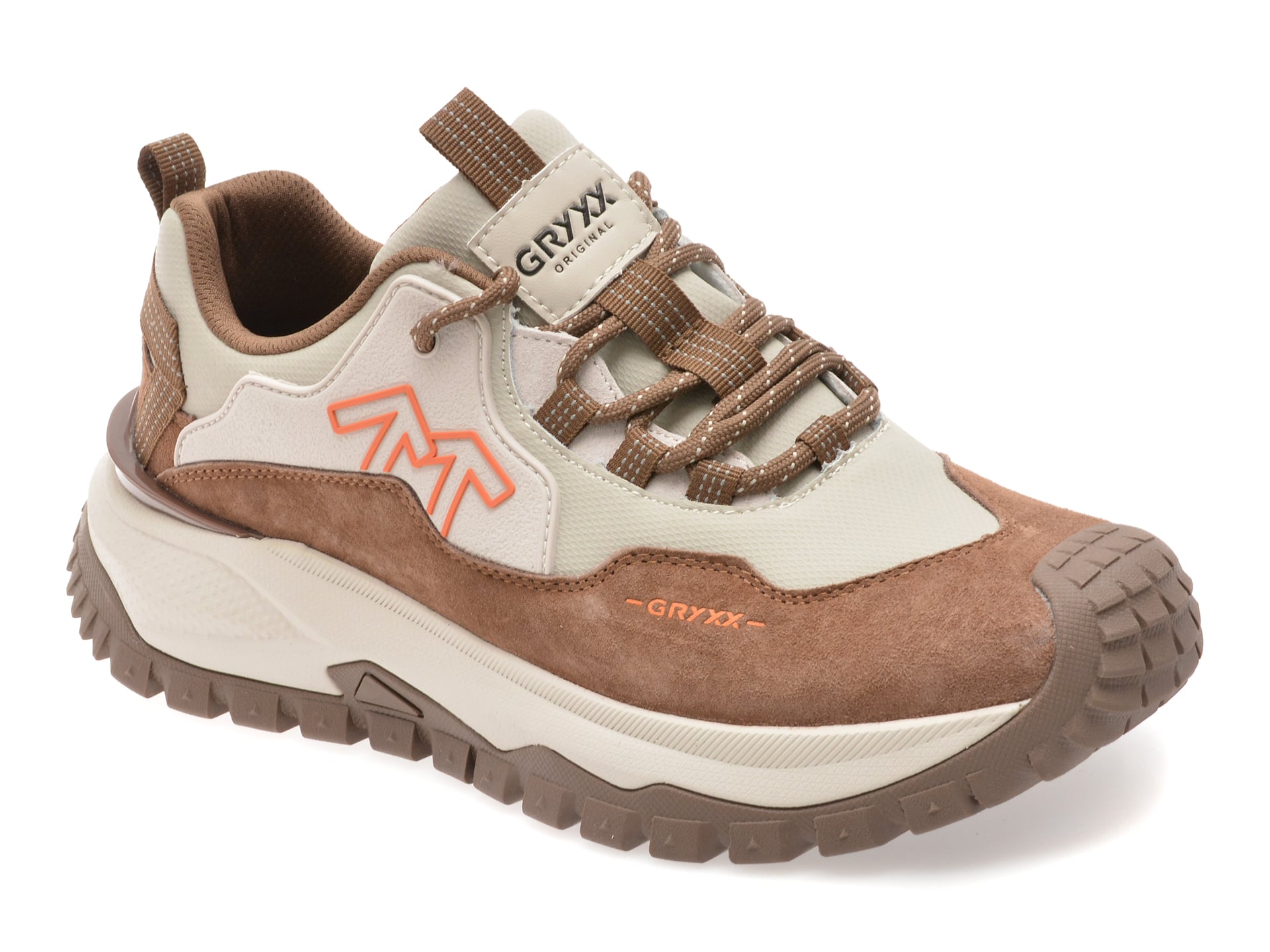 Pantofi sport GRYXX maro, 5901, din piele naturala
