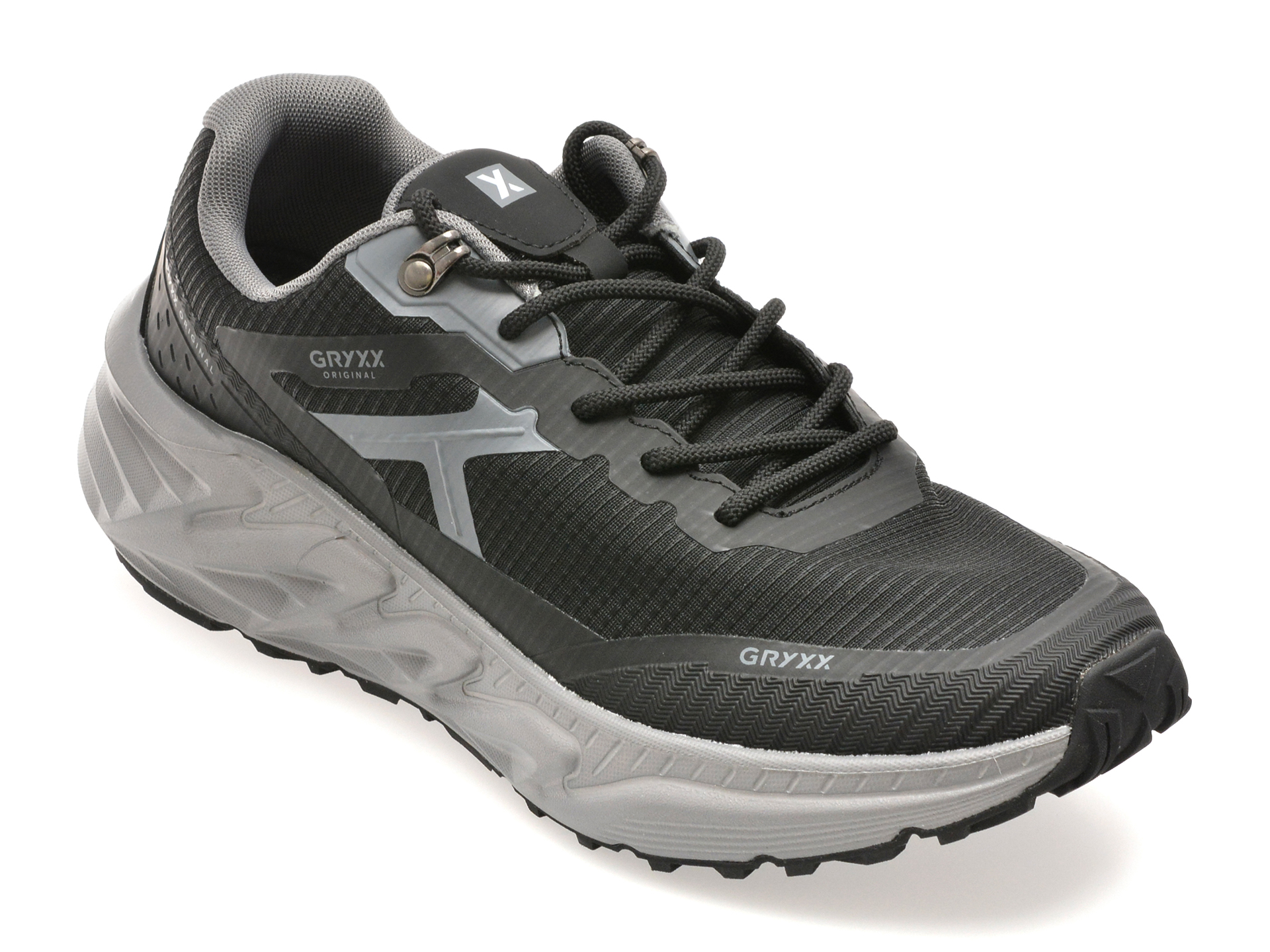 Pantofi sport GRYXX negri, 1306, din material textil
