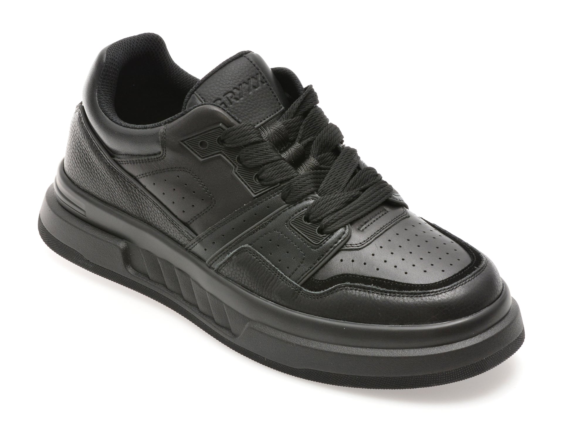Pantofi sport GRYXX negri, 2987, din piele naturala