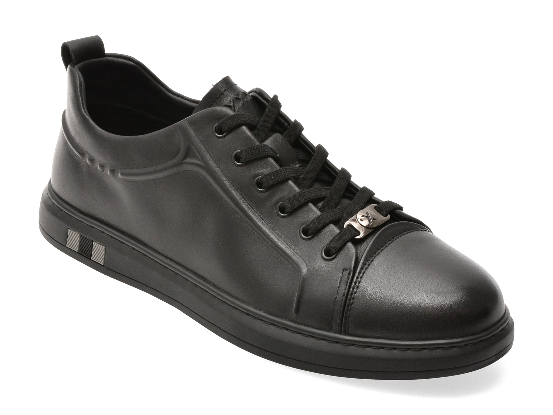 Pantofi sport GRYXX negri, 5623, din piele naturala