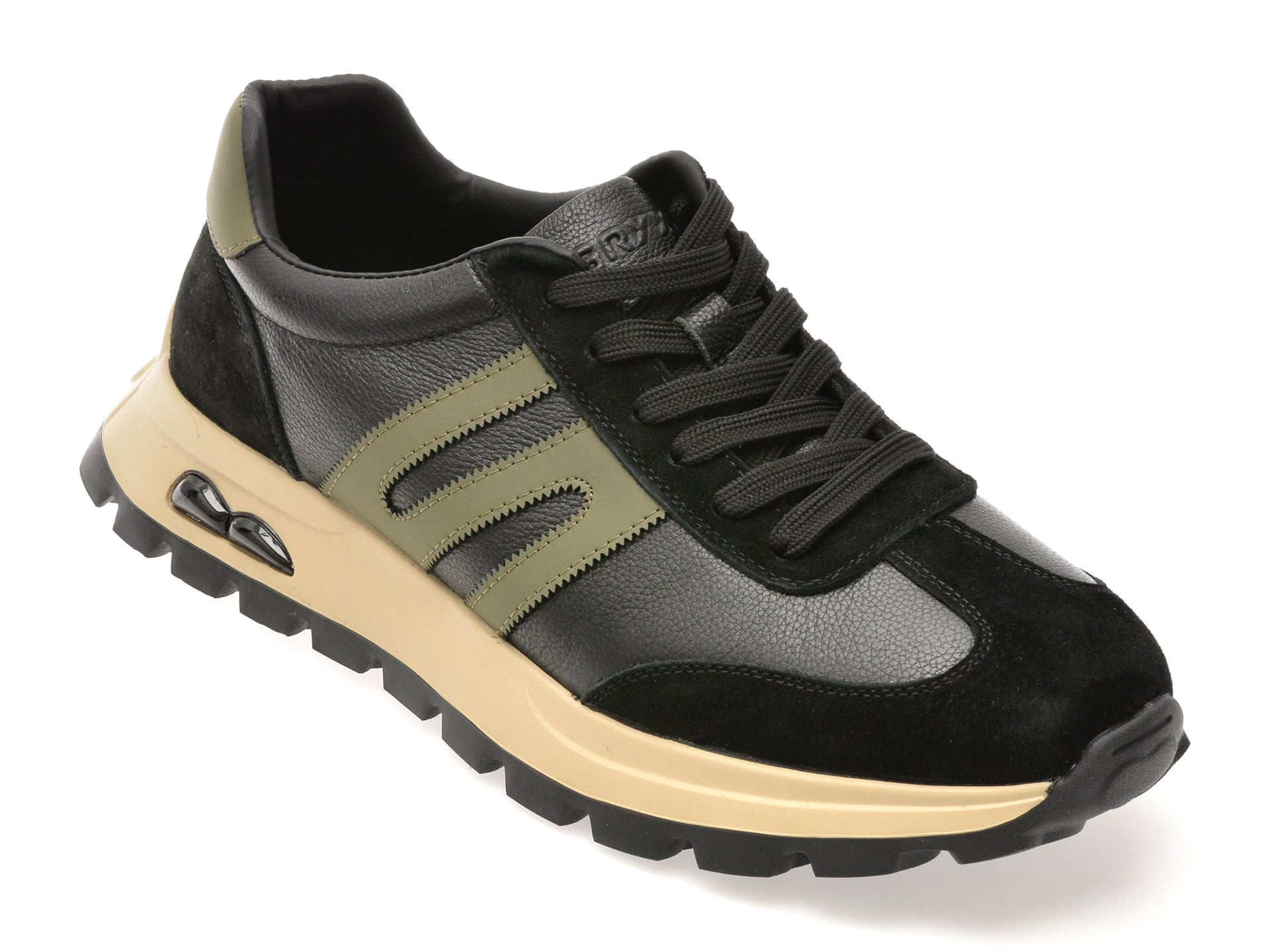 Pantofi sport GRYXX negri, 61919, din piele naturala