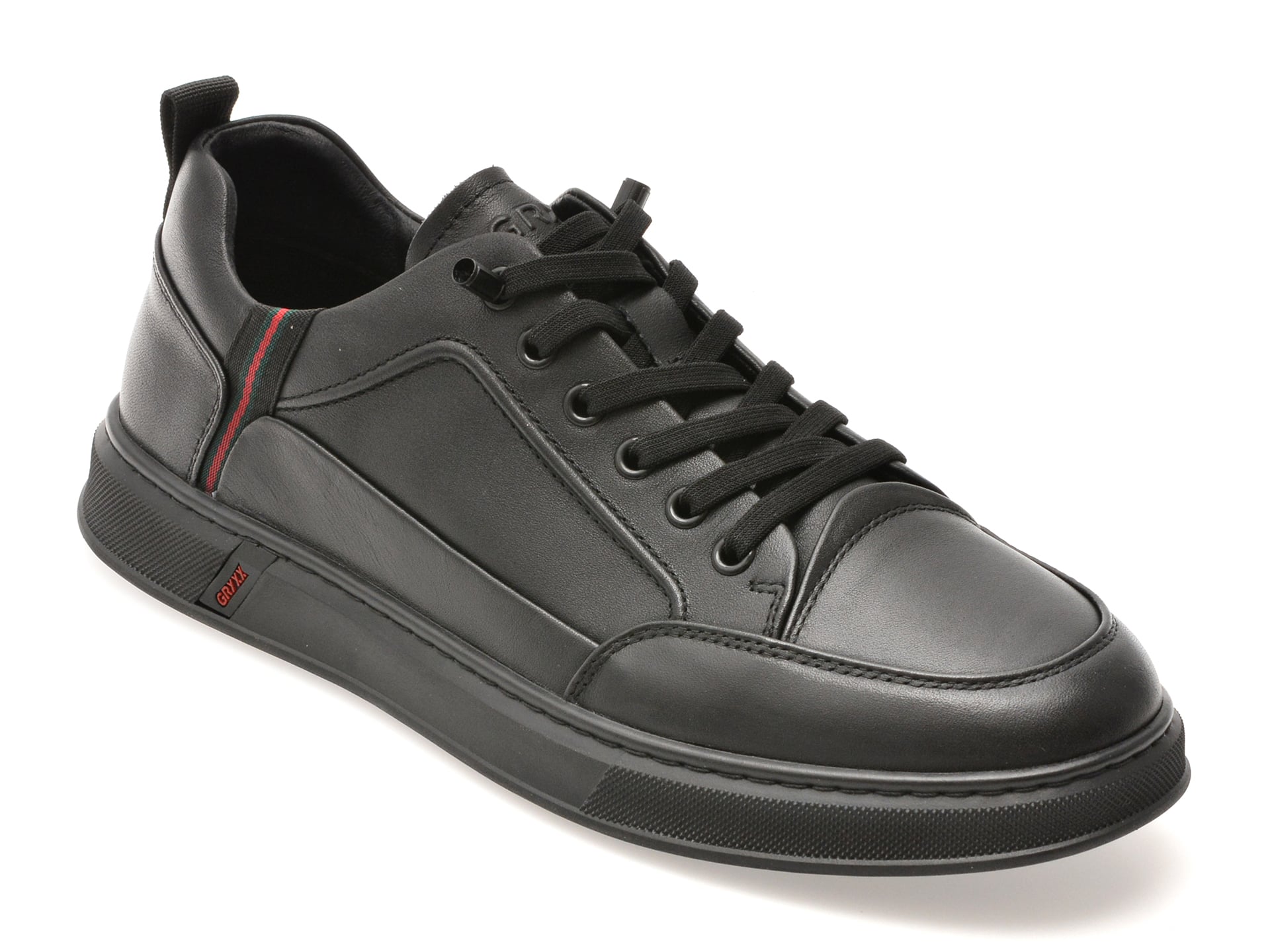 Pantofi sport GRYXX negri, LN47, din piele naturala