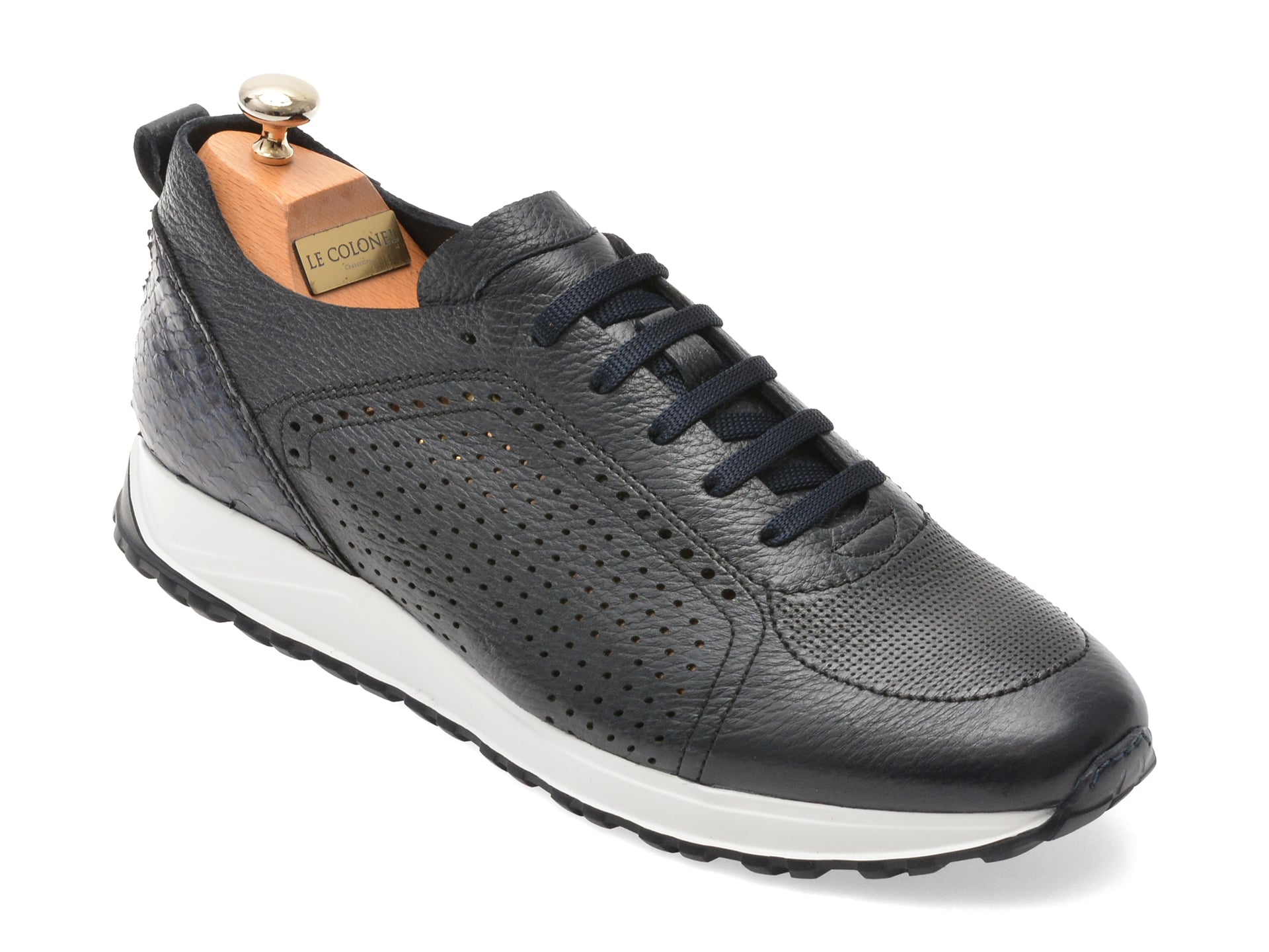 Pantofi sport LE COLONEL bleumarin, 48942, din piele naturala