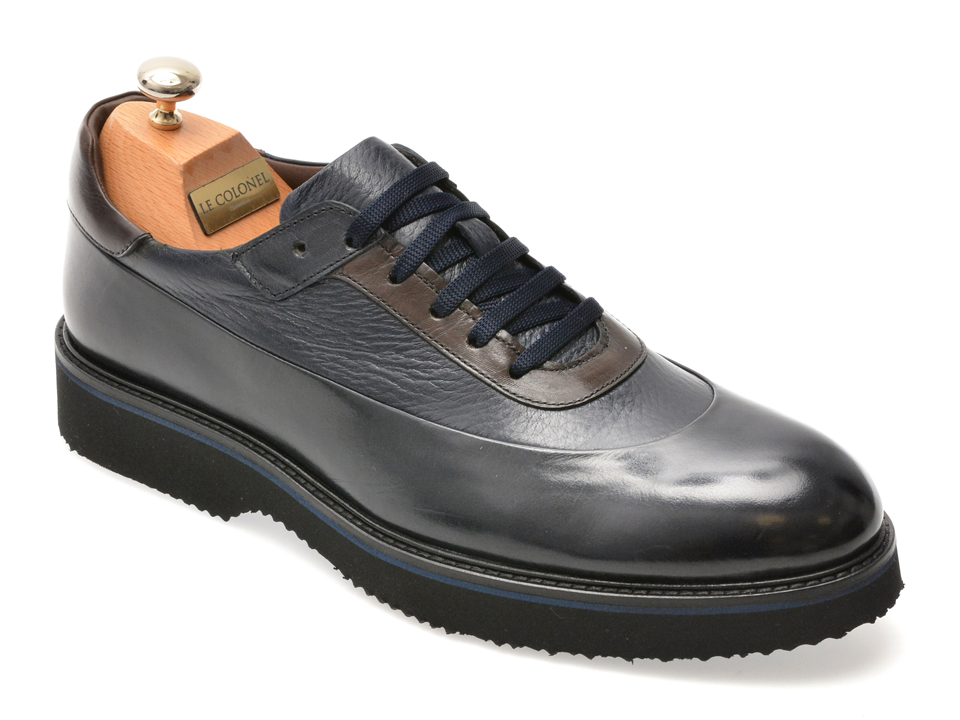Pantofi sport LE COLONEL bleumarin, 65261, din piele naturala