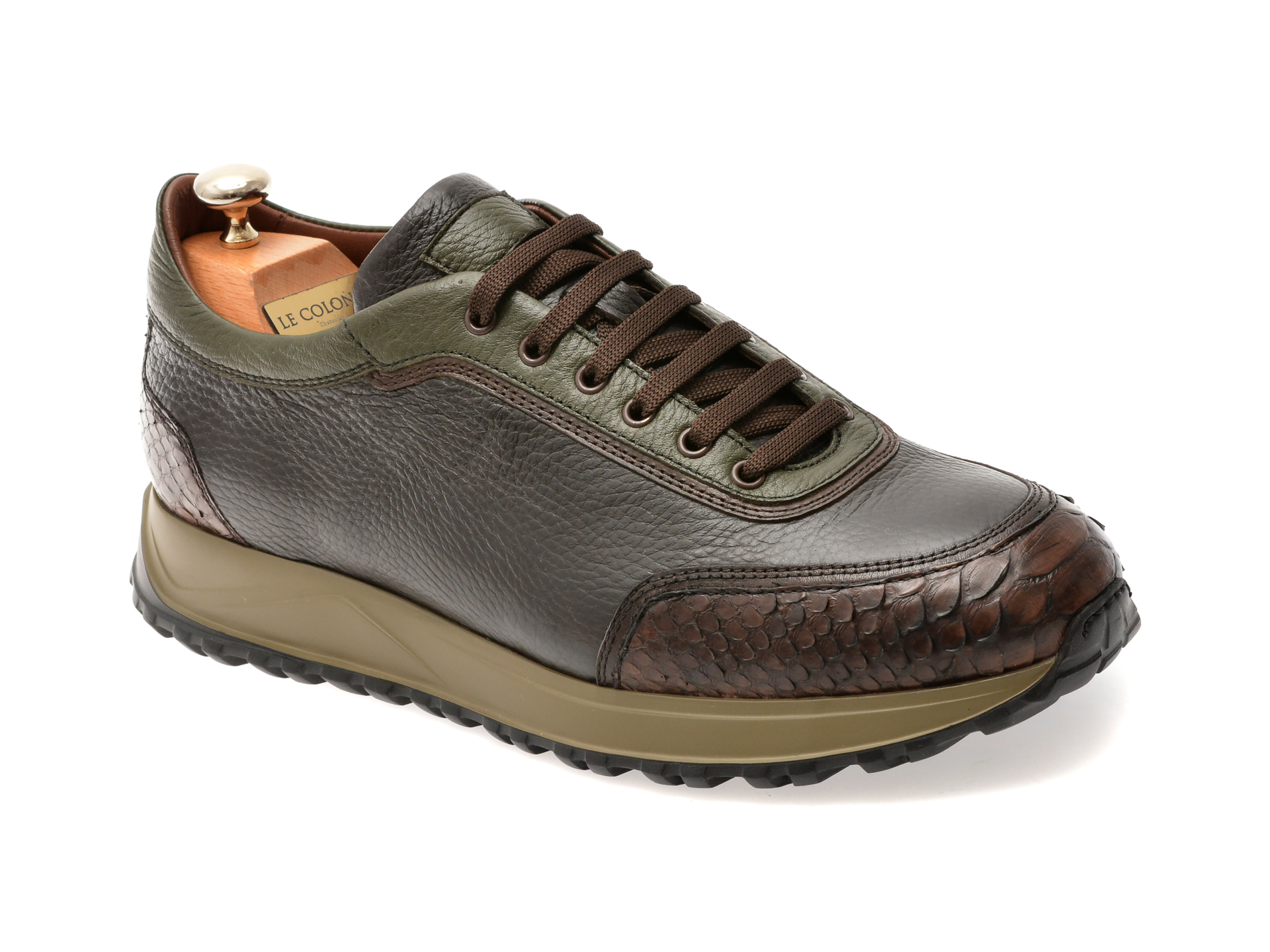 Pantofi sport LE COLONEL maro, 64374, din piele naturala