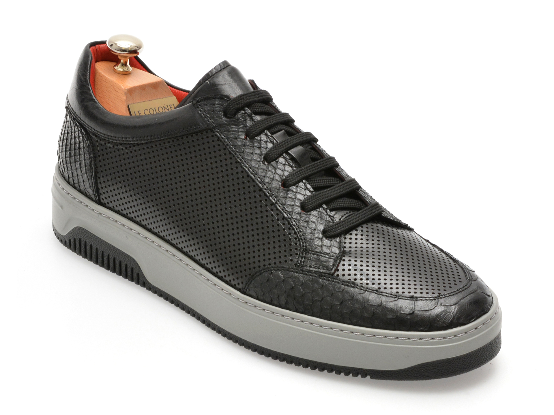 Pantofi sport LE COLONEL negri, 63208, din piele naturala