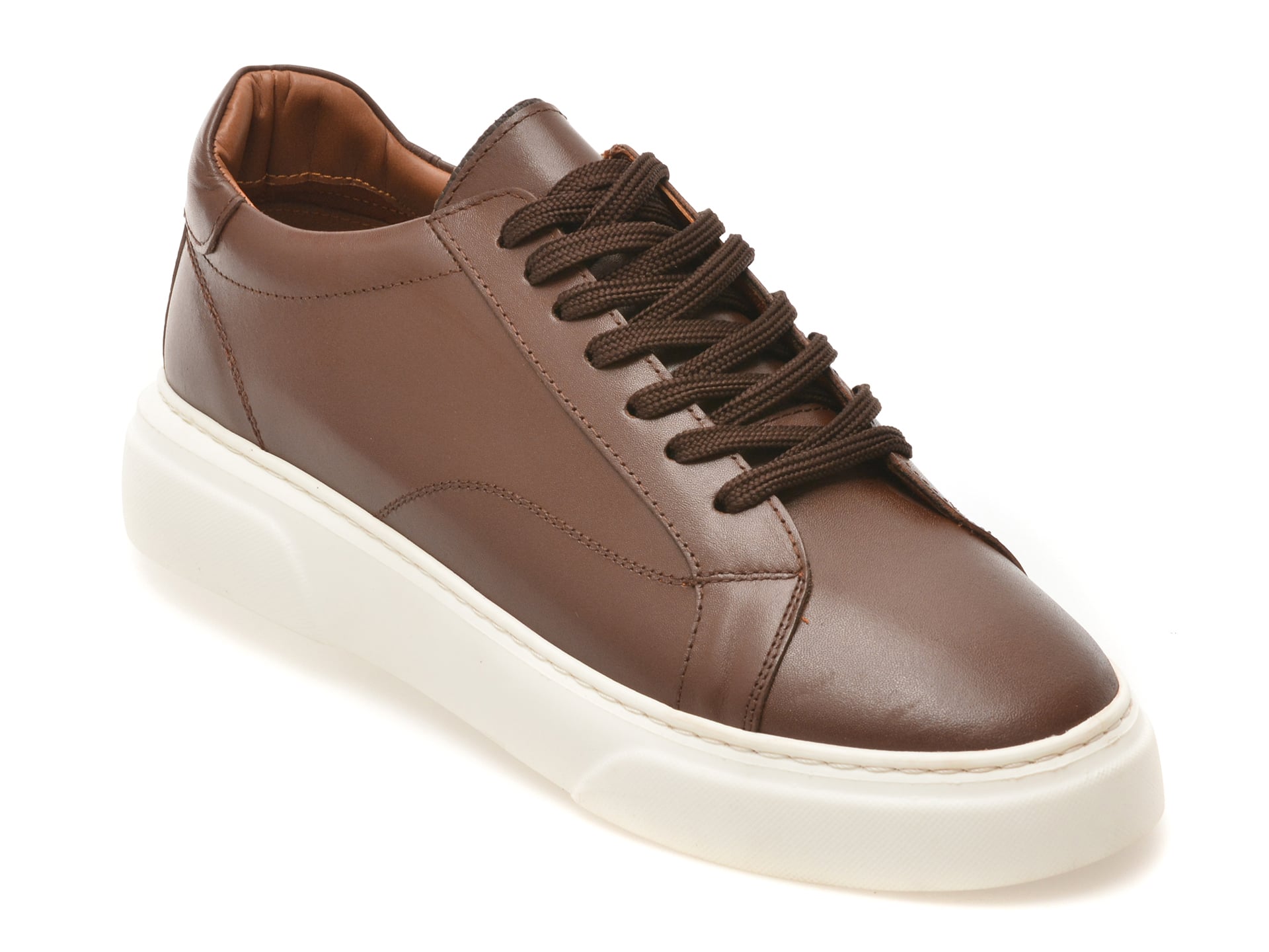 Pantofi sport LOST maro, LST107, din piele naturala