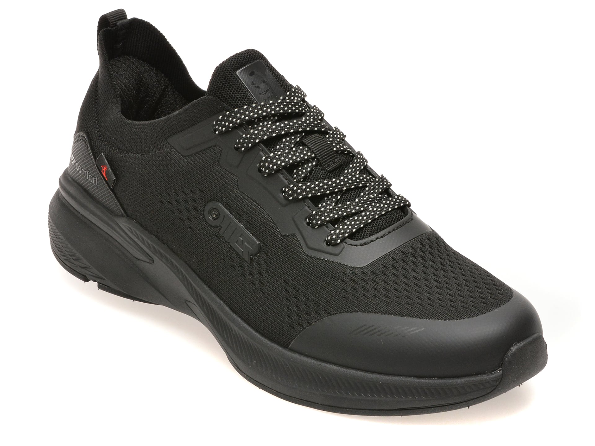 Pantofi sport OTTER negri, 30359, din material textil