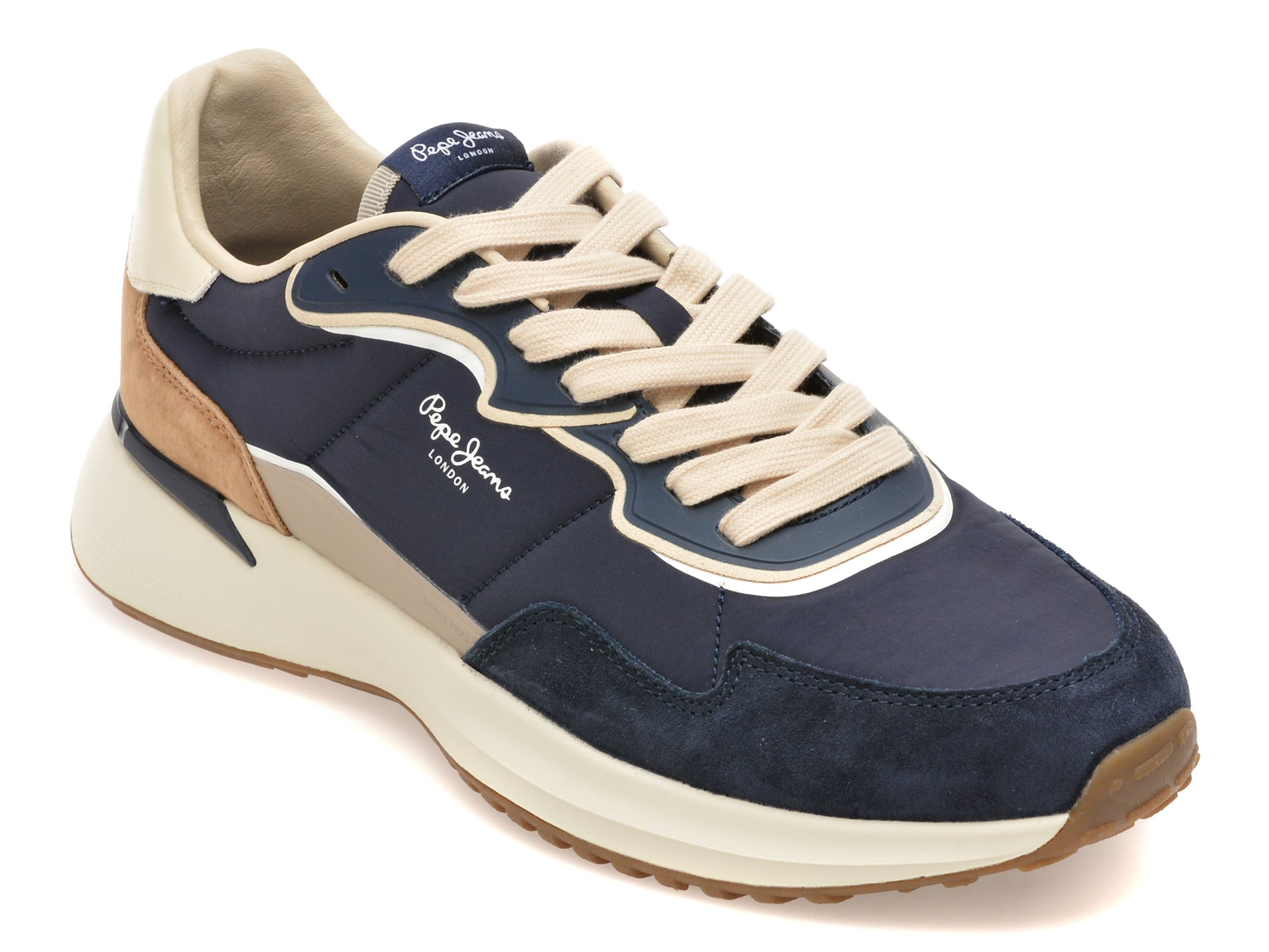 Pantofi sport PEPE JEANS bleumarin, MS60022, din material textil