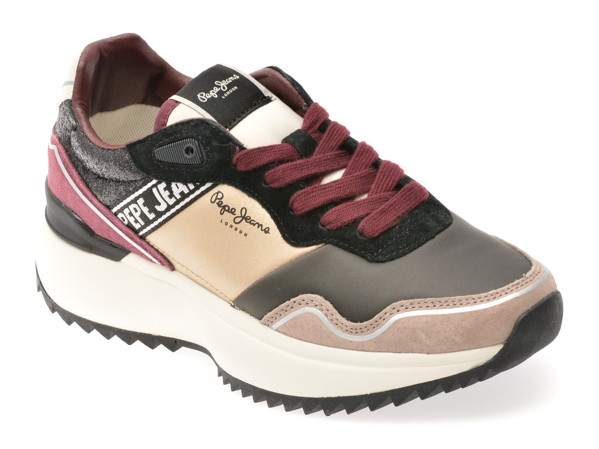 Pantofi sport PEPE JEANS multicolor, LS60028, din piele naturala