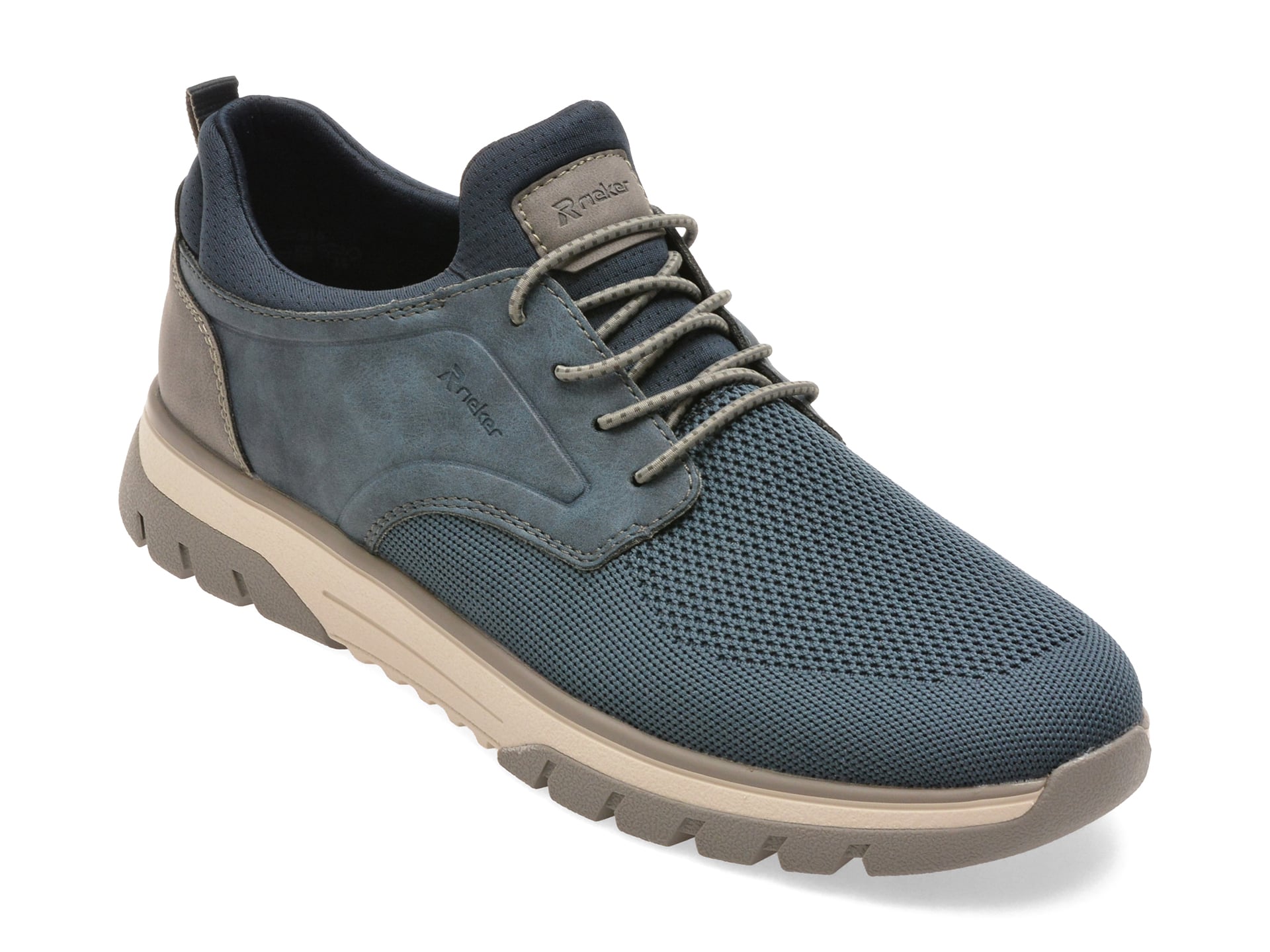 Pantofi sport RIEKER bleumarin, B9352, din material textil